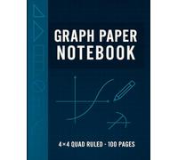 Graph Paper Notebook: Grid Paper for Math, Science, Engineering & Technical Work
