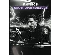 Graph Paper Notebook: Gridded Pages Journal, Grid Paper for Physics and Science Students, Quad Ruled 5x5 (120 Pages, 8 x 10.5) Paperback: A cover printed with a science-themed art poster.