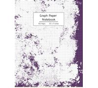 Graph Paper Notebook: Purple Grid Paper Notebook | 5x5, quad ruled | Composition Book | Math, Science, Engineering, Architect | School and Work | 8.5x11 inches | 100 Pages