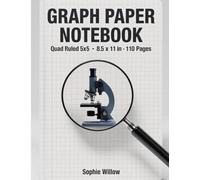 Graph Paper Notebook: Quad Ruled 5x5 • 8.5 x 11 in • 110 Pages