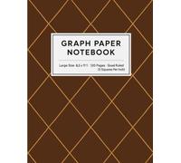 Graph Paper Notebook: Quad Ruled 5x5, 8.5 x 11 Inches, 100 Pages | Grid Composition Book for Students, School, Work, and Journaling: Versatile ... Notes | Large Quad Ruled Paper for All Ages