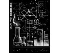 Graph Paper Notebook - Science Lab Test Tube Design: Perfect for: Science notes, chemistry labs, math assignments, technical drawings, and STEM studies. Size 8.5 x 11 inches and 100 Pages
