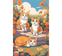 Graph Ruled Notebook Sweet Cats: A5 96-page Grid Paper Notebook, Quad Ruled, Paws and Graphs: A Cute Cats Inspired Grid Ruled Notebook for school and studies