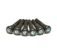 Graph Tech GT LP 2000 60 Tusq Bridge Pins Paua Dot (4 mm, 60 pezzi) Nero