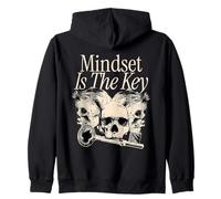 Graphic Dark Mindset è la Chiave Felpa con Cappuccio