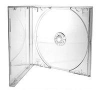 Graphic Express - 10 custodie Trasparenti semplici per CD/Dvd di qualità Professionale, 10,4 mm