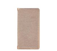Graphic Image 2027 6 "Pocket Datebook - Pelle di capra metallica rilegata - USA