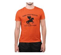 Graphic Impact Ispirato da Camp Half Blood Book Lover Nerd Novità Fantastica T-Shirt, Colore: arancione., 9-11 Anni