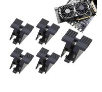 Graphics Card Slot Socket Replacement - ABS, Black Desktop PC Slot Set Stable And Durable | Graphics Card Fixing Clip, Motherboard Installation Accessory For Desktop Computers, PCs, Workstation