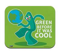 GRAPHICS & MORE Gumby Green Before It Was Cool Earth Planet - Tappetino per mouse sottile a basso profilo