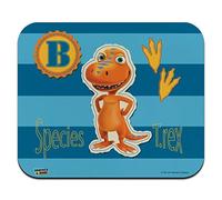 GRAPHICS & MORE Tappetino per mouse sottile a basso profilo con disegno di dinosauro Treno T-Rex specie blu a righe