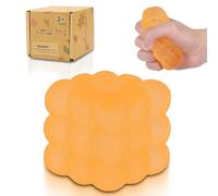 Graphinza Squeeze Toys for Kids - Soft 2.36in Durable Fidget Squeeze Toys with Sturdy Design, Suitable for Boys & Girls 3+, Autism-Friendly Stress Relief Play, Classroom Rewards & Adult Use (Yellow)