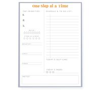 Graphique Blocco note per la lista delle cose da fare, 150 fogli a strappo, pianificatore delle attività, agenda giornaliera, blocco note per appunti, lista di controllo prioritaria, non datato, 15,2