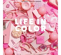 Graphique Calendario da parete 2024 Life in Color, 30,5 x 30,5 cm, carta spessa, organizer per casa e ufficio, grande griglia mensile, 3 lingue e festività contrassegnate, pagina di anteprima di 4