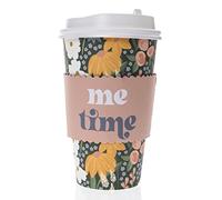 Graphique Confezione da 12 tazze da caffè usa e getta, per la cura di sé, 453,6 g, con coperchio, perfette per viaggi, casa, feste e molto altro ancora