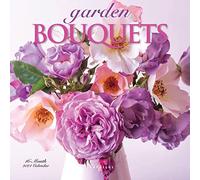 Graphique Mini calendario da parete 2024 per bouquet da giardino, 7 "x 7" | carta spessa | organizzatore per casa e ufficio | grande griglia mensile | 3 lingue e vacanze contrassegnate | Pagina di anteprima di 4 mesi per il 2025