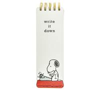 Graphique Peanuts Snoopy Typewriter Journal, Charles Schulz Design & Write it Down Titolo, taccuino portatile decorato in lamina d'oro, 150 fogli a righe con disegni di copertina abbinati, 7,6 x 8,75