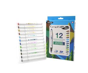 GRAPH'IT GO Set di 12 pennarelli acrilici - Panorama