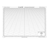 Graph'it - Griglia prospettica flessibile - Strumento di disegno per studenti e professionisti - Modello di prospettiva dall'alto verso il basso - Multiuso - Formato A4