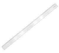 GRAPH'IT Regle Rigido Graduato 60 cm - 1 smusso e 1 bordo antimacchia - Acrilico trasparente resistente - Precisione e comfort per scuola, studenti, artisti e professionisti - Design ergonomico