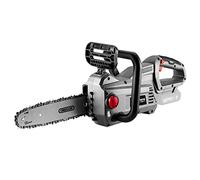 GRAPHITE 18 V Energy+ motosega a batteria, 10" (250 mm), ruota a catena 6 m/s, serbatoio olio a catena 100 ml, passo catena 3/8" (9,53 mm), spessore catena 0,05" (1,3 mm), lunghezza travi 240 mm