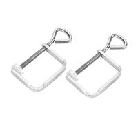 GRAPHITE 2 morsetti per guida di compressione - Per motosega a cava - Fissaggio rapido e sicuro della guida - 2 pezzi - per 58 G495 - Realizzato con materiali di alta qualità - Morsetto a C