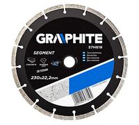 Graphite Disco da taglio diamantato 57H619 230 x 22 x 8,0 x 2,7 mm Segmentato MPA EN13236