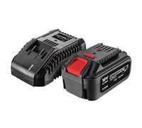 GRAPHITE Batteria da 4 Ah con caricatore E+ Kit: 58G004 (Energy + 18 V, batteria agli ioni di litio da 4,0 Ah), 58G002 (caricabatterie Energy +, 2,3 A)