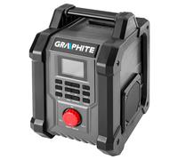 Graphite Energy + radio da cantiere a batteria 18 V senza batteria