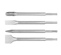 GRAPHITE Scalpello per piastrelle SDS Plus, scalpello piatto, set per martello perforatore SDS-plus, accessorio professionale, per forgiatura, scalpello e levigatura di superfici