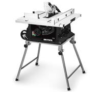 GRAPHITE Sega da tavolo S1 1600 W, S6 20% 2000 W, lama 254/30 mm, velocità di rotazione 4800 giri/min, area di taglio 0÷45 gradi, profondità di taglio 80/55 mm (0 gradi/45 gradi)