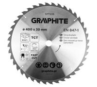 GRAPHITE Widia - Lama per sega circolare in metallo duro per legno, truciolato, MDF, compensato e alluminio, tagli precisi, con anelli riduttori puliti e rapidi