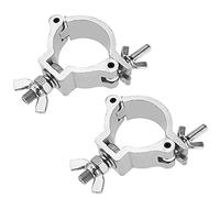 Graplan 2 Pezzi Truss Clamp Morsetto per luci da palco in lega di alluminio,Luce della fase travatura morsetti Per DJ, per faretti, testa mobile, supporto per illuminazione