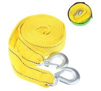 Graplan 4M Corda Traino, 5T Alta Resistenza con Due Ganci, Cinghia di Traino Resistente con Sacchetto, Fune a Doppio Strato per Auto e Bici