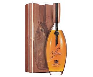 Grappa Affina Riserva Ciliegio Marzadro 1 ℓ, Cassetta di legno