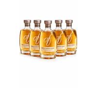 Grappa di Amarone Bonollo Barrique 5 cl - Grappa Invecchiata in Barrique - Distillato Italiano Premium - Intensa, Morbida e Aromatica - Formato Mignon da Degustazione (6bt)