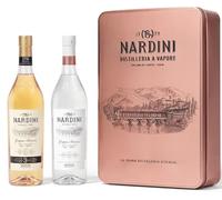 Grappa Nardini Set 2 Bottiglie da 70cl - Grappa Bianca + Riserva 3 Anni - Distillato Italiano dal 1779, Qualità Artigianale - Regalo Elegante