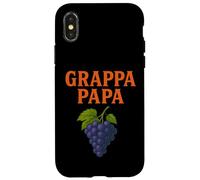 Grappa Papa Distillatore d'Uva Liquore Italiano Vintage Custodia per iPhone X/XS