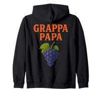 Grappa Papa Distillatore D'uva Liquore Italiano Vintage Felpa con Cappuccio