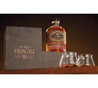 Grappa Riserva La Notte | Box Legno Design con 2 Bicchieri | 40% Vol - 700ml