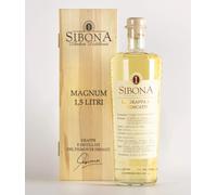 Grappa Sibona -" GRAPPA MOSCATO MAGNUM " astuccio in legno 42°