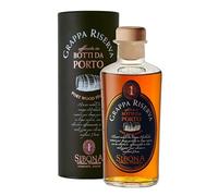Grappa Sibona Invecchiata in Botti da Porto 50cl 44° - Distillato Piemontese Premium Invecchiato - Idea Regalo Natale Compleanno - Made in Piemonte Italy