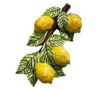 Grappolo di Limoni, ceramica Caltagirone - h 40 x 20 cm ca.