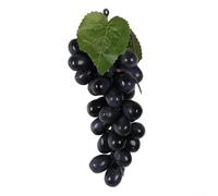Grappolo d'uva decorativo per esposizioni realistiche di casa e negozio, perfetto per decorazioni senza tempo (nero)