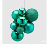 Grappolo Sfere Pvc 10pz Verde | Edg - Enzo De Gasperi