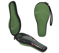 Grapsa Borsa per pompa per bicicletta Bosch, mini compressore EasyPump, contenitore per cavo USB, adattatore volume, ago per palla, adattatore valvola Presta (solo scatola portaoggetto), verde