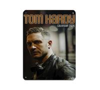 GRARE Poster vintage in metallo con attore britannico Tom Hardy, decorazione artistica da parete per pub, club, caffetterie, bar, decorazione artistica da parete in stile retrò, 30 x 40 cm