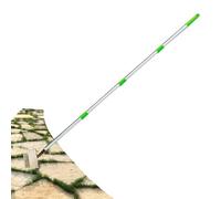 Gras Puller - Raschietto manuale con manico lungo per erbacce | Outdoor Crack strumento antitumorale e pennello peeling per terrazze, marciapiedi, manutenzione e pulizia v