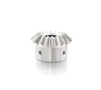 GRASAKY 1 modulo Ingranaggio conico in ottone 20T 25T 28T 30 denti Ingranaggio conico conico a 90 gradi Foro 8 mm 10 mm 12 mm 14 mm Pignone in acciaio 45 Trasmissione conica(20T 8mm bore)
