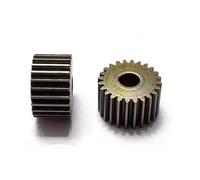 GRASAKY 2 pezzi 4 mm foro 0,5 modulo 24 denti ingranaggio cilindrico in acciaio 12,9 mm diametro 8 mm spessore ingranaggio cilindrico 0,5 m 24 denti pignone denti dritti Pignone albero